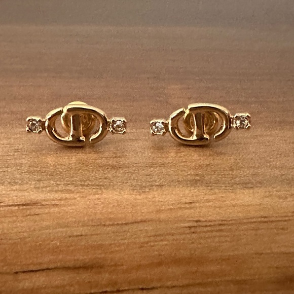 Authentic Petite CD stud earrings. - Picture 2 of 6